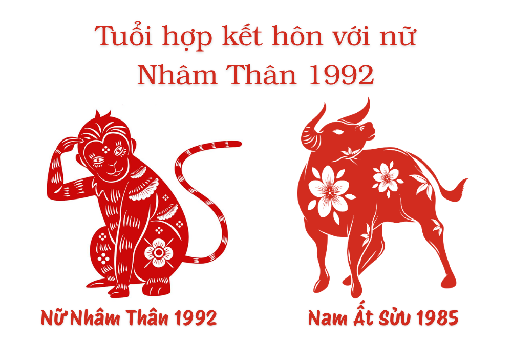 Nữ sinh năm 1992 lấy chồng tuổi nào hợp với nam ất sửu 1985