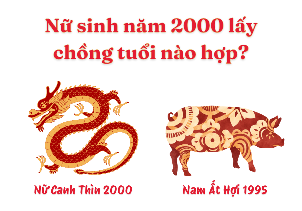 Nữ sinh năm 2000 lấy chồng tuổi nào hợp để hôn nhân viên mãn 6 Nữ Canh Thìn 2000 lấy chồng tuổi Ất Hợi 1995