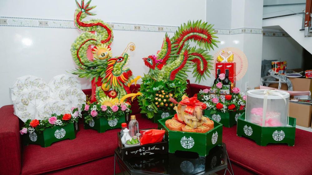 Sính lễ cưới hỏi hiện đại đẹp 