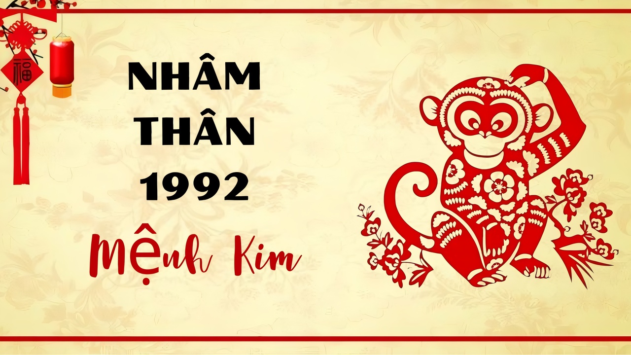 Nam, Nữ tuổi Nhâm Thân sinh năm 1992 mệnh gì, hợp màu gì?