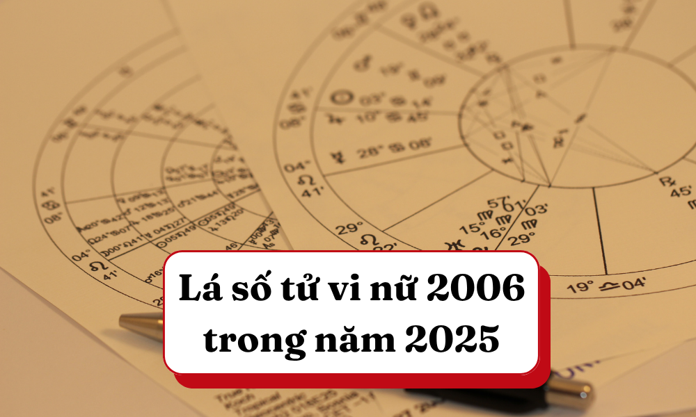 Lá số tử vi tuổi Bính Tuất 2006 nữ mạng năm 2025