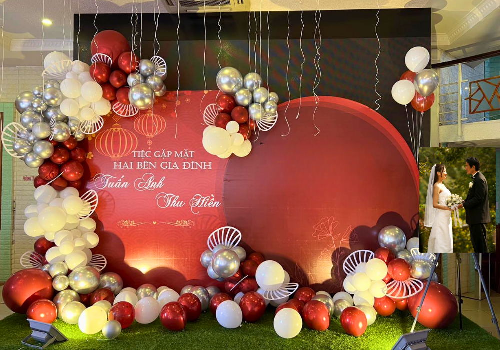 Ý nghĩa của backdrop đám cưới handmade