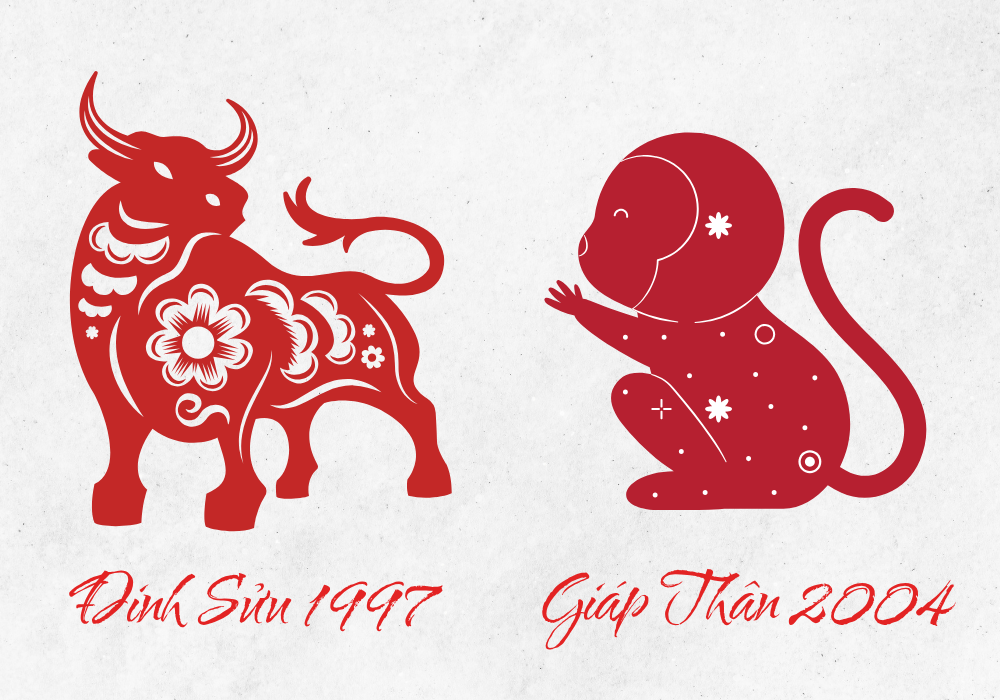 Vợ Đinh Sửu 1997 - Chồng Giáp Thân 2004
