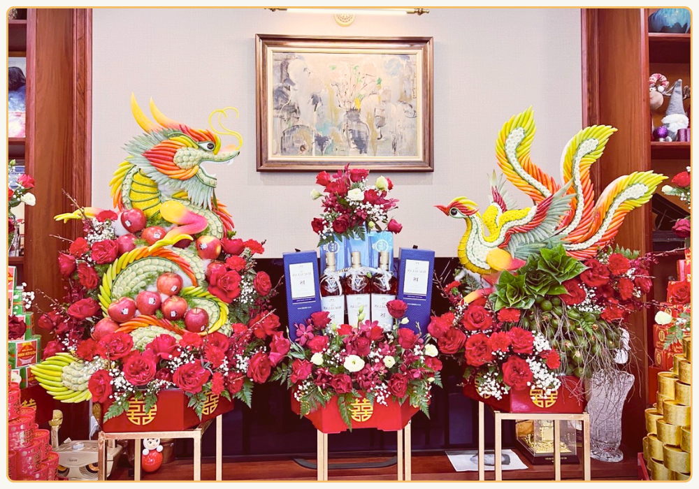 Ý nghĩa của lễ ăn hỏi 7 tráp rồng phượng