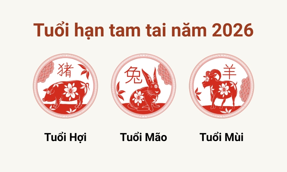 Tam tai là gì? Tuổi tam tai 2026 và cách cúng giải tam tai 3 Những tuổi nào gặp hạn tam tai năm Bính Ngọ 2026?