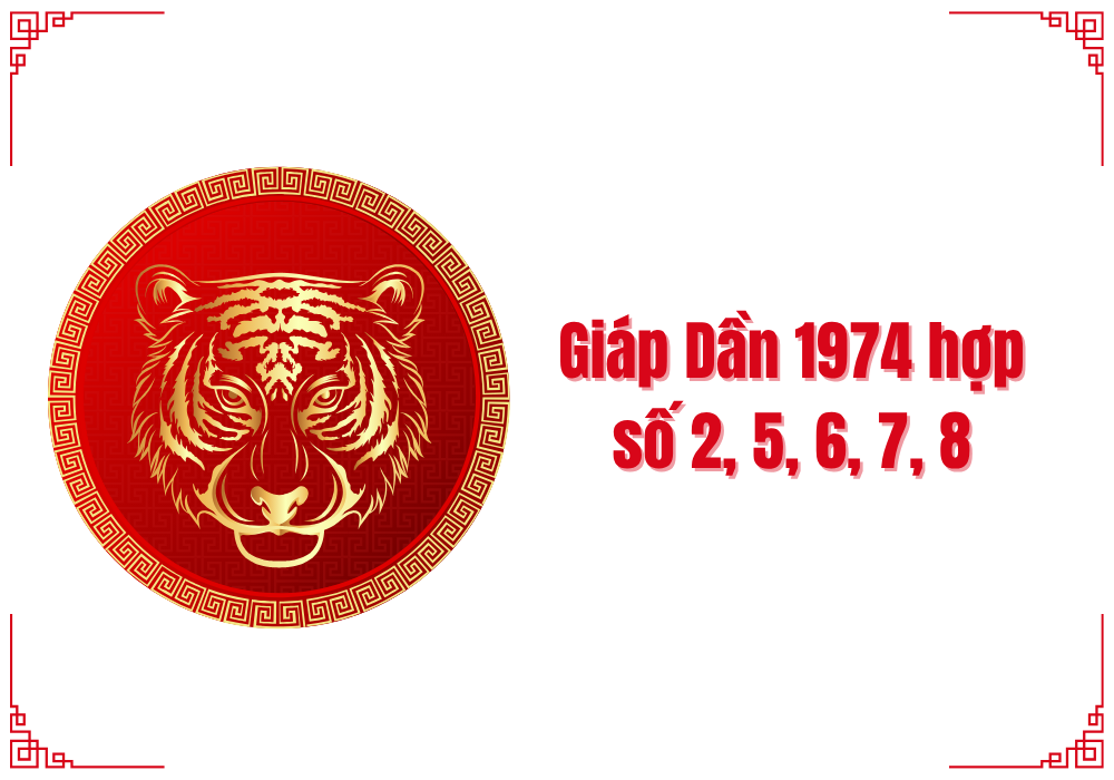 Lựa chọn số may mắn tuổi Dần 1974