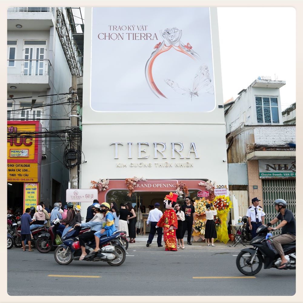 Cửa hàng Tierra kim cương thiên nhiên Biên Hòa Đồng Nai