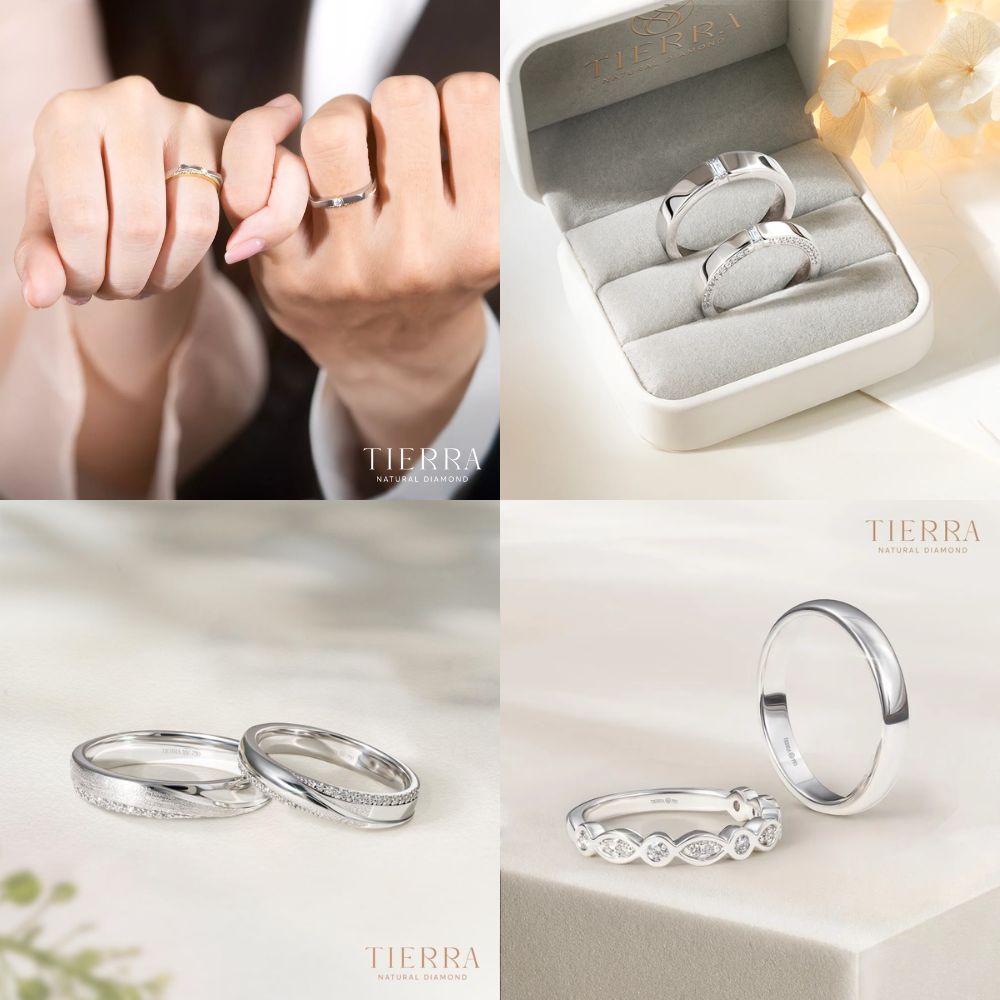 Gợi ý chọn nhẫn cưới vàng trắng giá phù hợp theo ngân sách