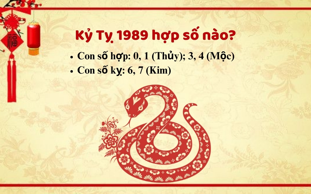 Người sinh 1989 mệnh gì hợp số nào để mang lại may mắn?