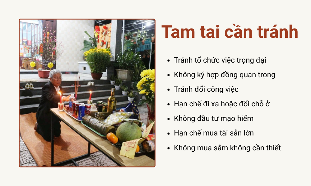 Tam tai là gì? Tuổi tam tai 2026 và cách cúng giải tam tai 9 Cần tránh làm gì trong năm tam tai?
