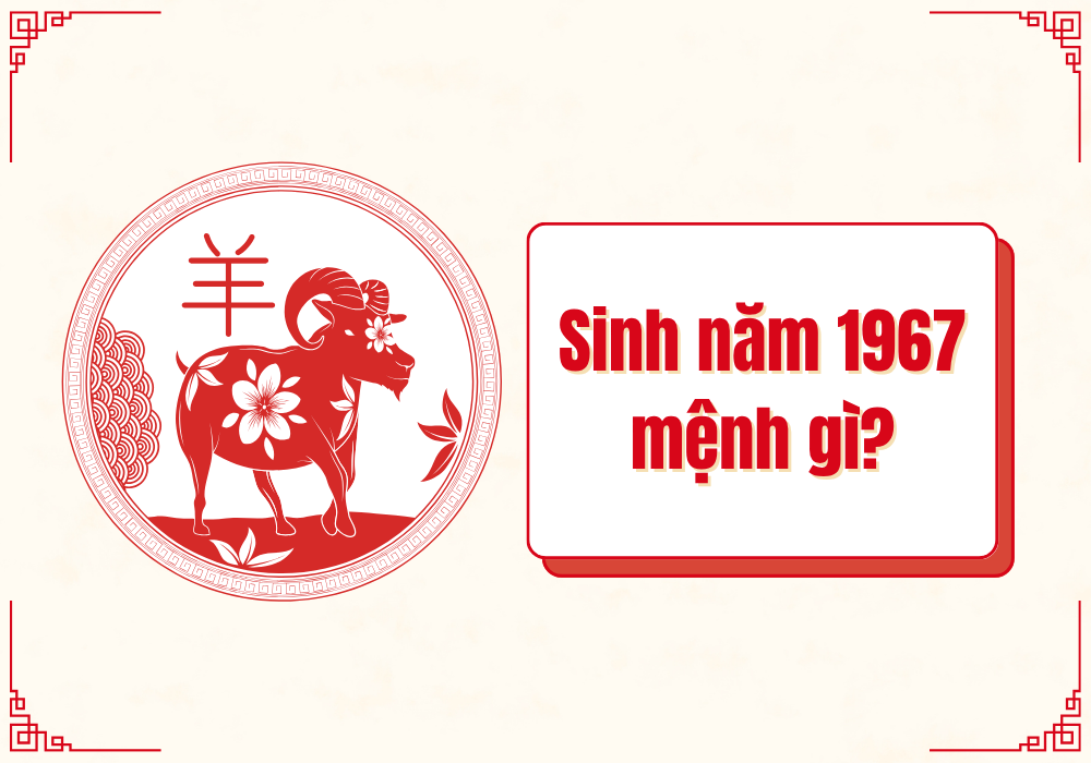 Người sinh năm Đinh Mùi 1967 mệnh gì