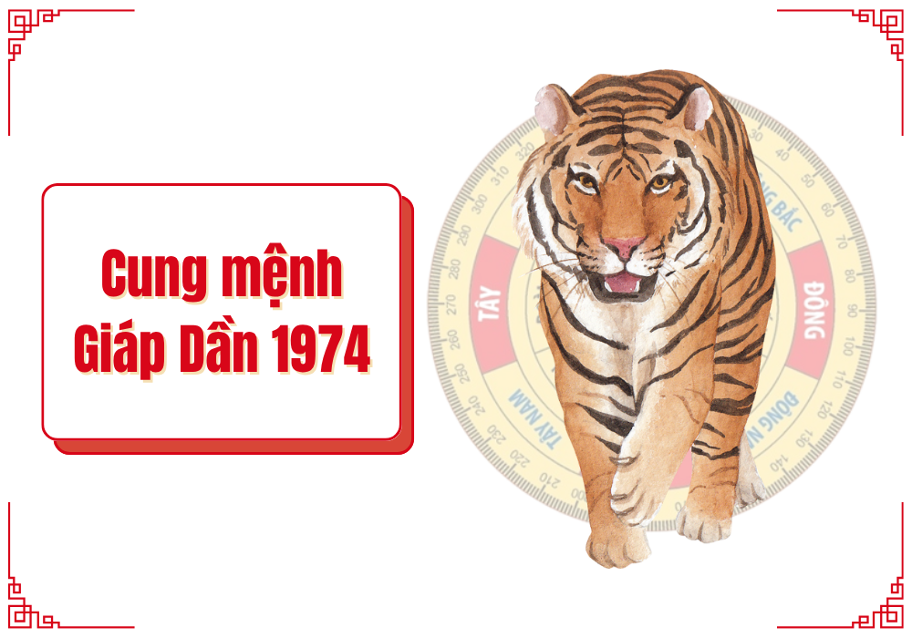 Cung mệnh tuổi Giáp Dần 1974