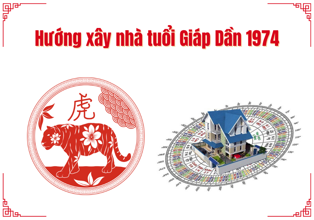 Hướng phù hợp với nam Giáp Dần 1974