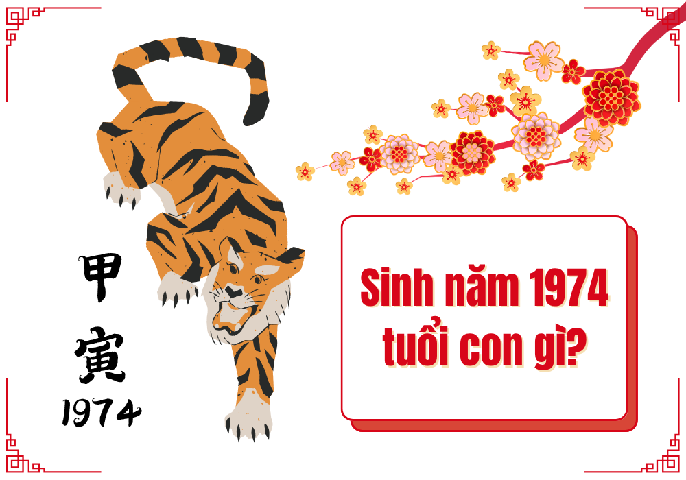 Sinh năm 1974 tuổi gì? Con giáp gì?