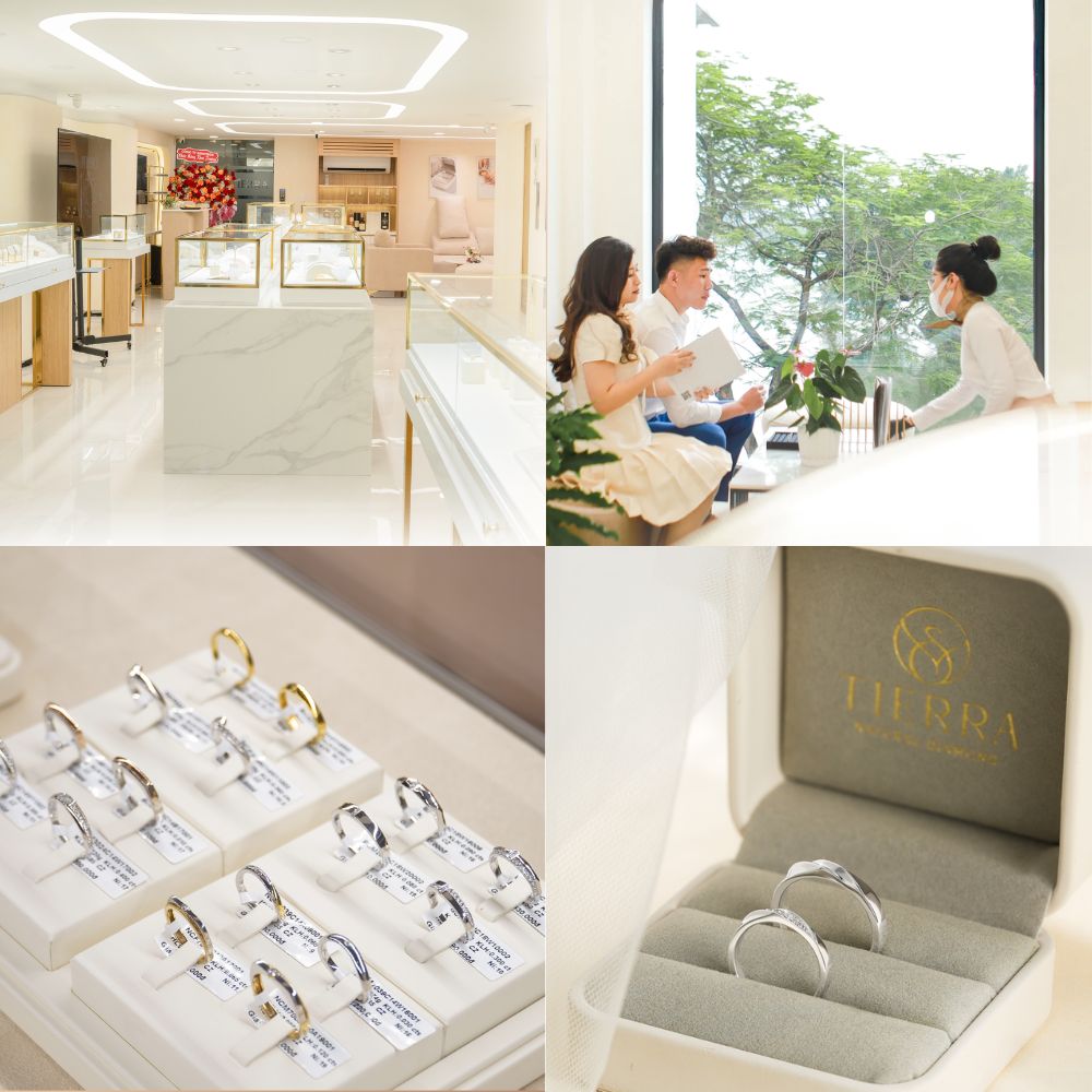 Tierra Diamond - Địa chỉ bán nhẫn cưới vàng trắng đẹp và uy tín nhất