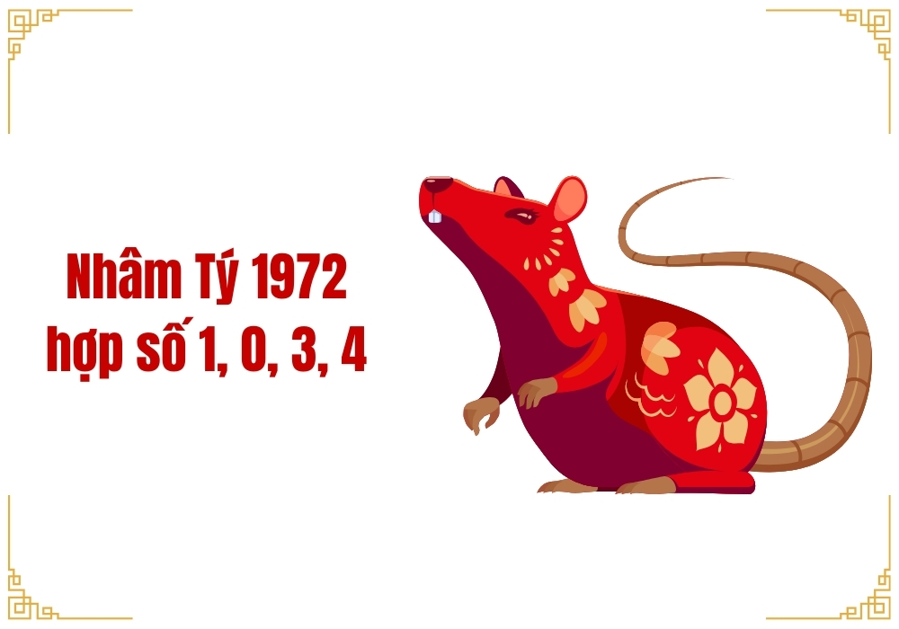 Số may mắn hợp mệnh tuổi Nhâm Tý 1972