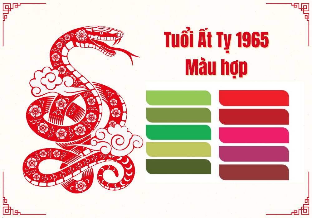 Tuổi Ất Tỵ 1965 mệnh gì hợp màu gì?