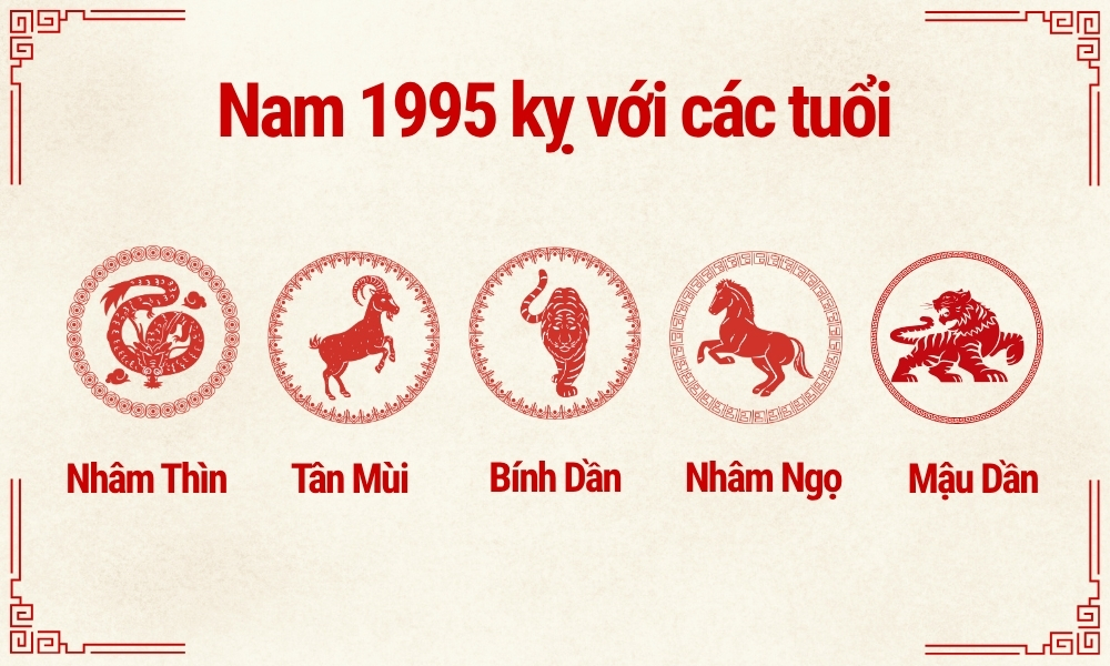 Nam 1995 lấy vợ tuổi nào hợp để viên mãn giàu có cả đời? 8 Tuổi kỵ không nên kết hôn với nam Ất Hợi 1995