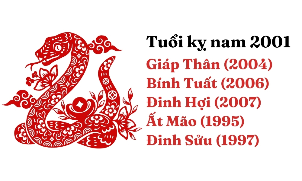Sinh năm 2001 lấy vợ tuổi nào hợp để phú quý, viên mãn? 8 Tuổi kỵ không nên kết hôn với nam Tân Tỵ 2001