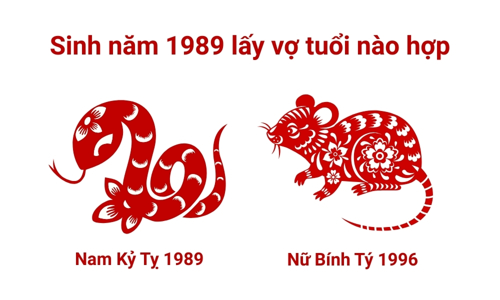 Sinh năm 1989 lấy vợ tuổi nào hợp? Kỷ Tỵ 1989 lấy vợ năm nào tốt? 9 Xét sinh năm 1989 lấy vợ tuổi nào hợp? Nam 1989 và nữ 1996