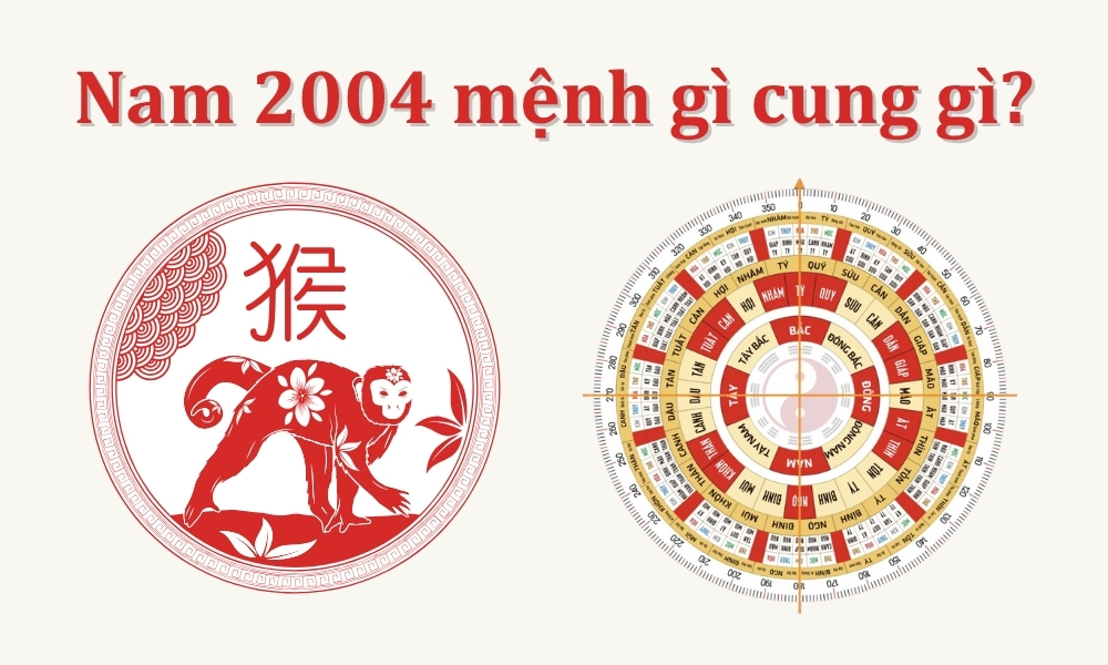 Tuổi Giáp Thân nam 2004 lấy vợ tuổi gì hợp nhất? 2 Nam 2004 mệnh gì, tuổi gì, cung gì