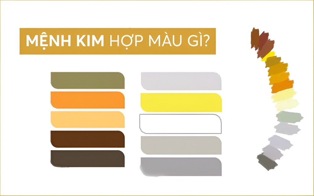 Mệnh Kim là gì? Xem Tử vi và phong thủy người mệnh Kim 10 Người mệnh Kim hợp màu gì? Người mệnh Kim kỵ màu gì?