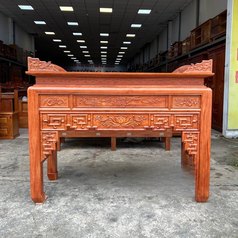 Các mẫu bàn thờ gia tiên đơn giản đẹp 1 tầng, 2 cấp, 3 cấp 8 Mẫu bàn thờ gia tiên 1 tầng số 1