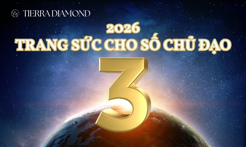 THẦN SỐ HỌC 2026: NĂM THẾ GIỚI SỐ 1 ĐỘC LẬP, TÁI SINH 15 Hãy dùng trang sức vàng để bổ sung năng lượng cho số chủ đạo 3