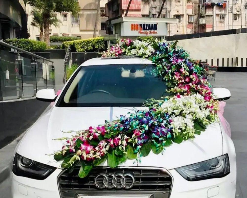 30+ Mẫu hoa xe cưới đẹp, đơn giản, sang trọng cho ngày cưới 27 hoa xe cưới