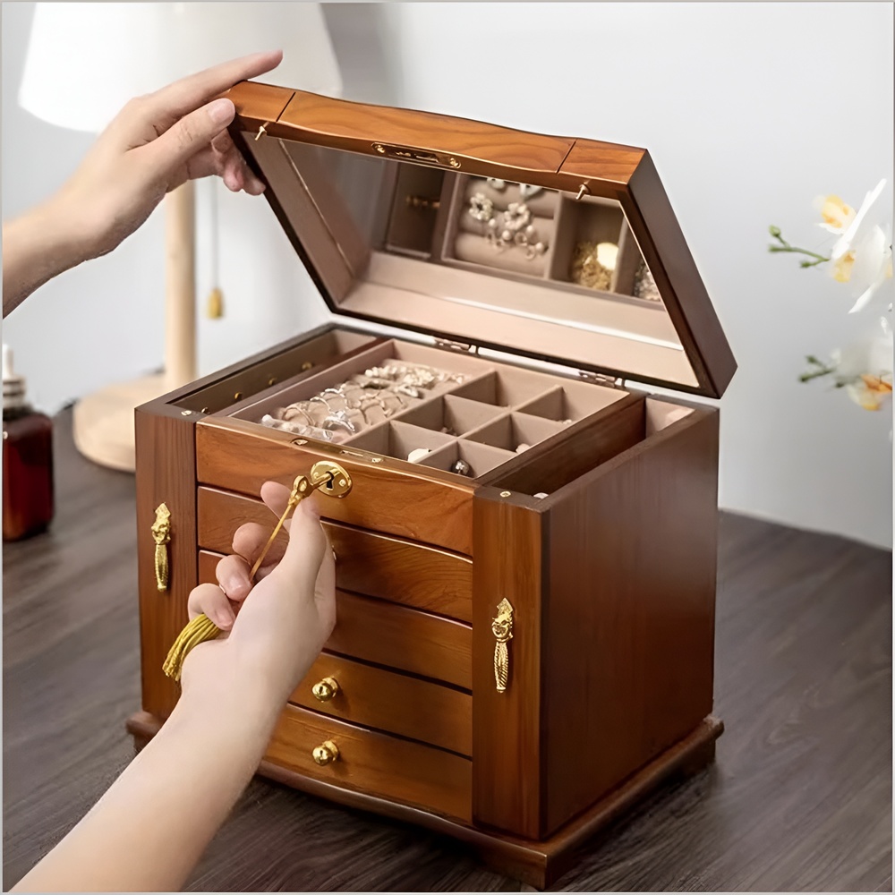 30+ Mẫu hộp đựng trang sức đẹp, cao cấp, sang trọng, giá tốt