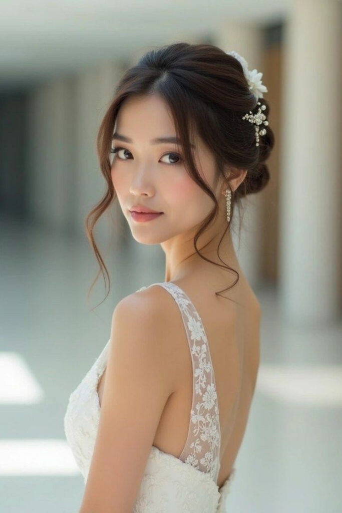 Tổng hợp 20+ kiểu tóc cô dâu Hàn Quốc đẹp nhất
