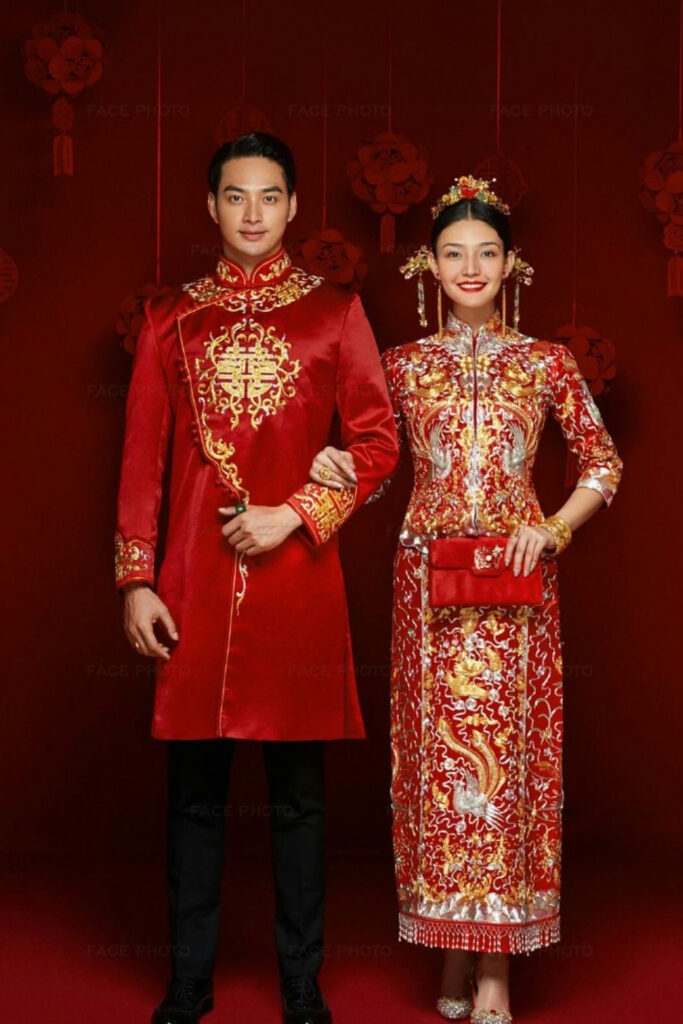 A-Z Kinh nghiệm chụp ảnh cưới kiểu Trung Quốc đẹp nhất 2026 22 Làm tóc và phụ kiện chụp ảnh cưới kiểu Trung Quốc