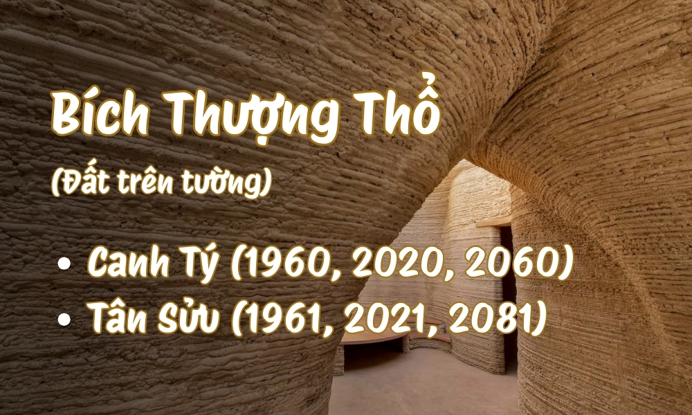 Bích Thượng Thổ là gì? Tử vi vận mệnh và các yếu tố hợp kỵ 3 Mang mệnh Bích Thượng Thổ sinh năm nào?