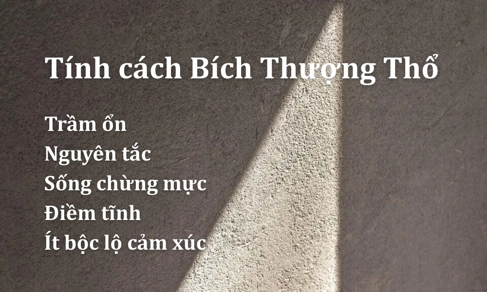 Bích Thượng Thổ là gì? Tử vi vận mệnh và các yếu tố hợp kỵ 4 Tính cách người mệnh Bích Thượng Thổ
