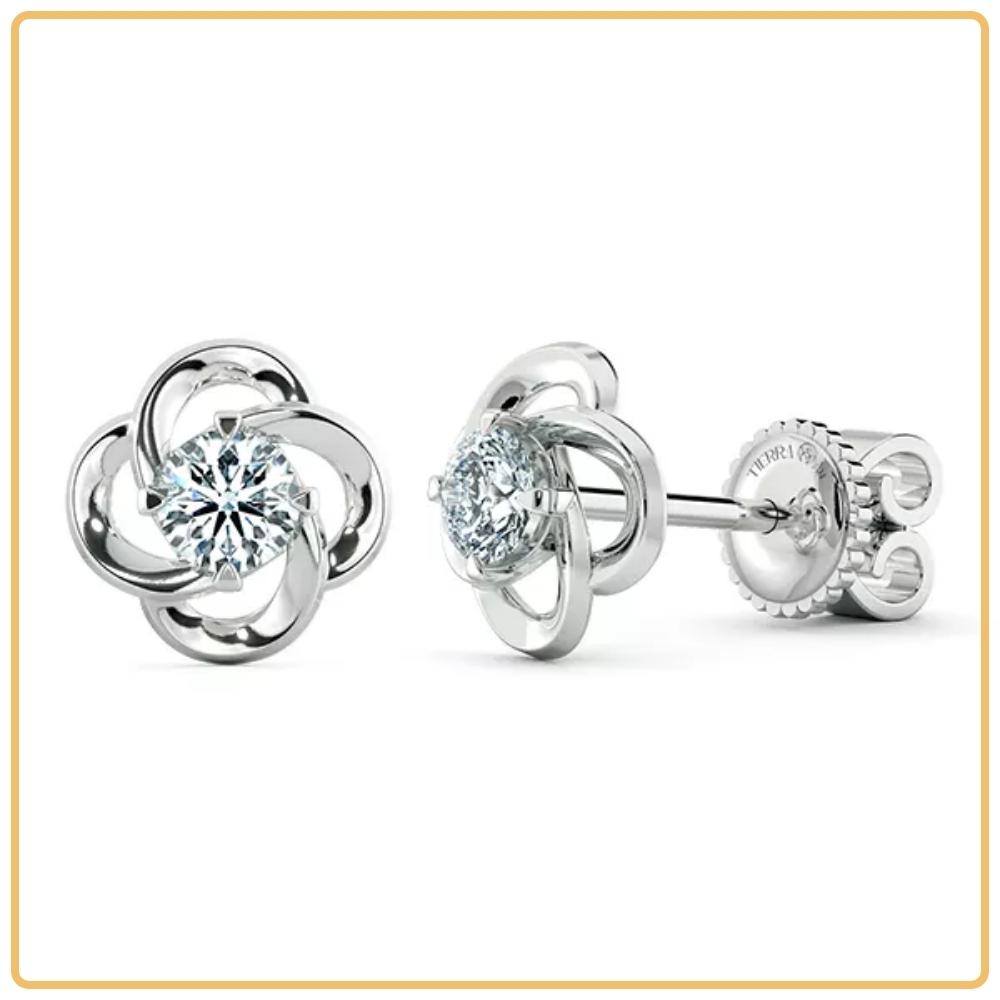 Kỷ niệm 40 năm ngày cưới thế nào để ý nghĩa và đáng nhớ? 5 Bông tai BBT1106 trang sức kỷ niệm 40 năm ngày cưới