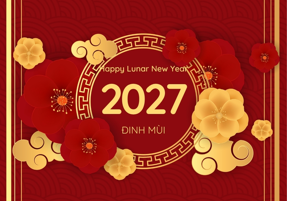 🕚Còn bao nhiêu ngày nữa đến Tết Nguyên Đán 2027? Đếm ngược Tết 2027 12 Hình nền năm mới Đinh Mùi 2027 làm mẫu thiệp chúc Tết đẹp
