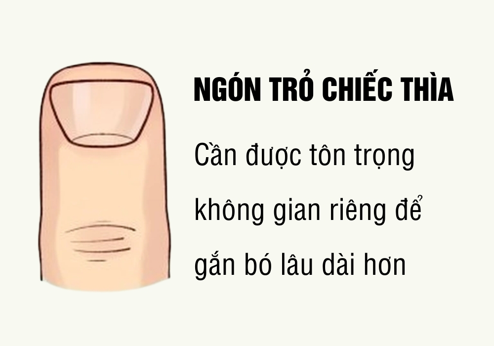 Ngón trỏ tiết lộ gì về tính cách & tình cảm của đối phương? 8 Người có ngón trỏ đầu chiếc thìa