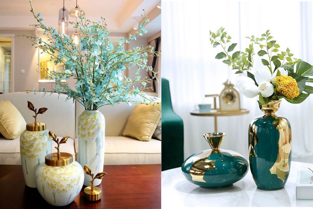 Quà tân gia nên tặng gì? 15 gợi ý quà ý nghĩa & sang trọng 6 Bình hoa decor cao cấp