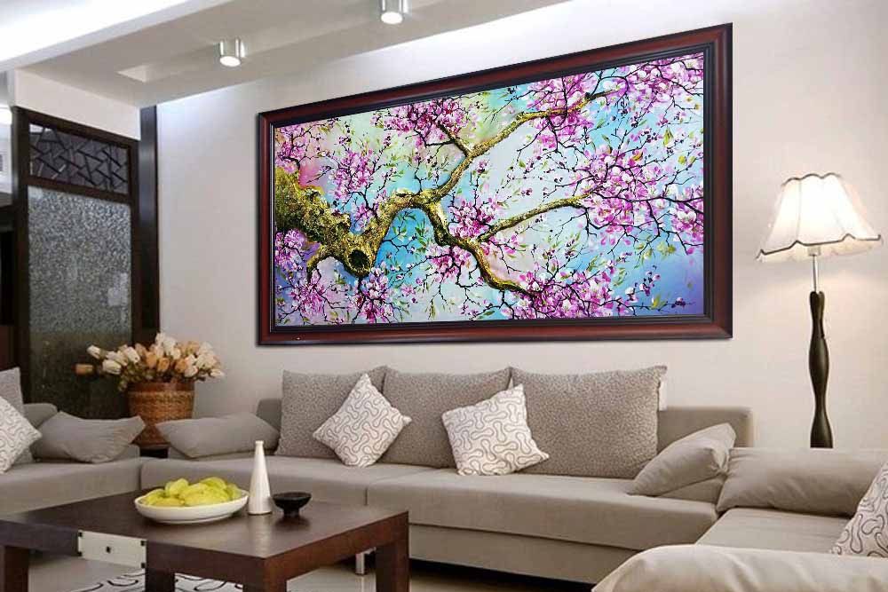 Quà tân gia nên tặng gì? 15 gợi ý quà ý nghĩa & sang trọng 3 Tranh phong thủy treo phòng khách