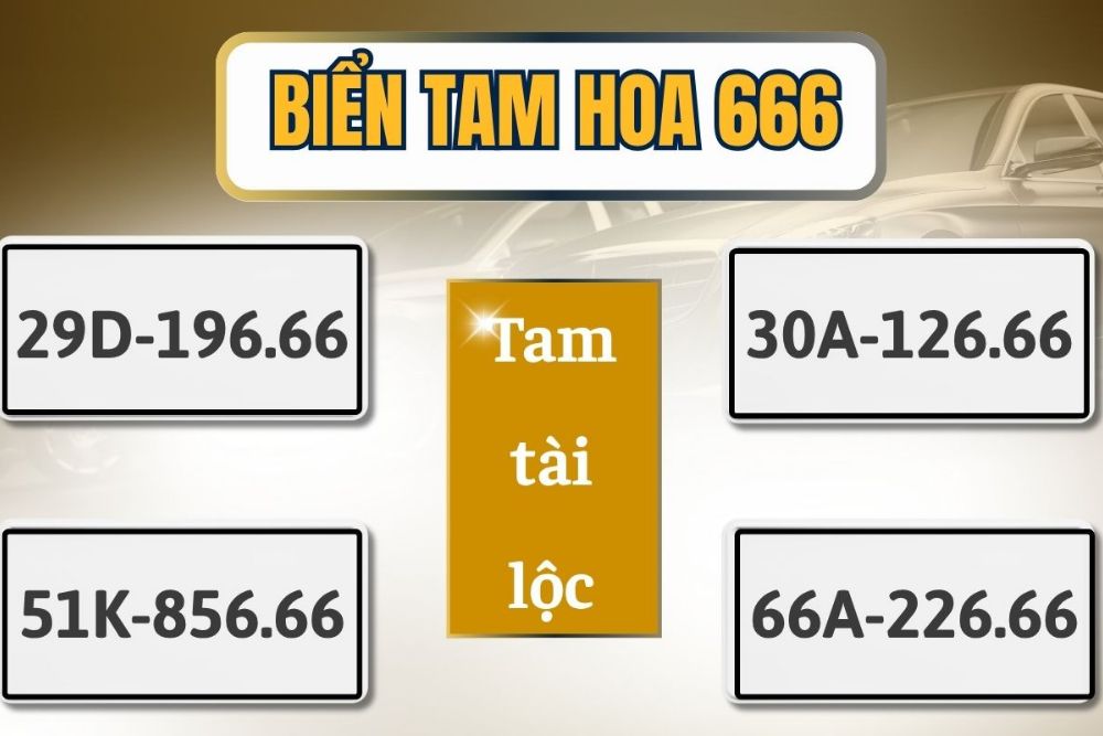 666 có ý nghĩa gì? Giải mã từ Kinh Thánh đến phong thủy 7 Biển số 666 thường được nhiều người yêu thích vì ý nghĩa tam lộc và khả năng ghi nhớ.