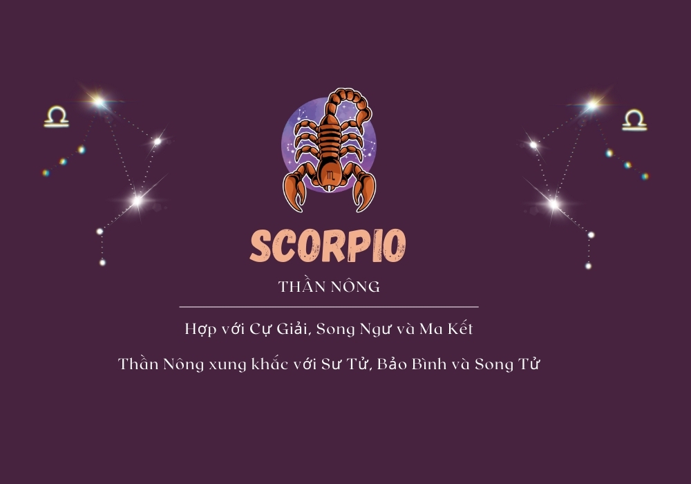 Thần Nông là cung gì, sinh tháng mấy? Giải mã cung Bọ Cạp 6 Cung Thần Nông hợp với cung nào?