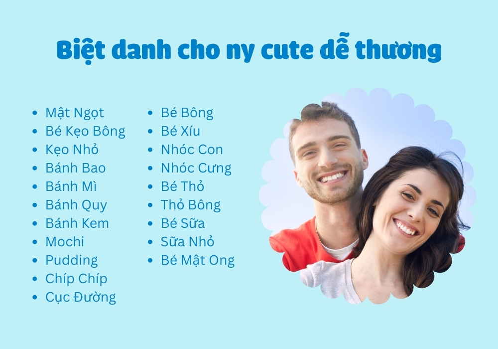 300+ biệt danh cho NY nam nữ đáng yêu, cute và hài hước 5 Đặt biệt danh cho ny cute dễ thương