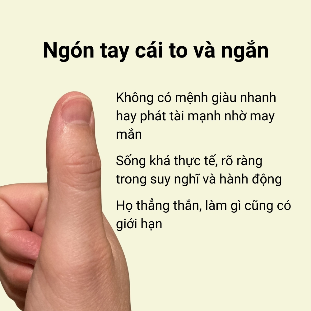 NGƯỜI CÓ NGÓN TAY NGẮN THƯỜNG THÍCH HƯỞNG THỤ VÀ TÍNH CÁCH CỞI MỞ