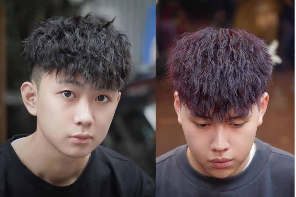 Top kiểu tóc con sâu, cách tạo kiểu và chăm sóc chuẩn nhất 2 tóc con sâu