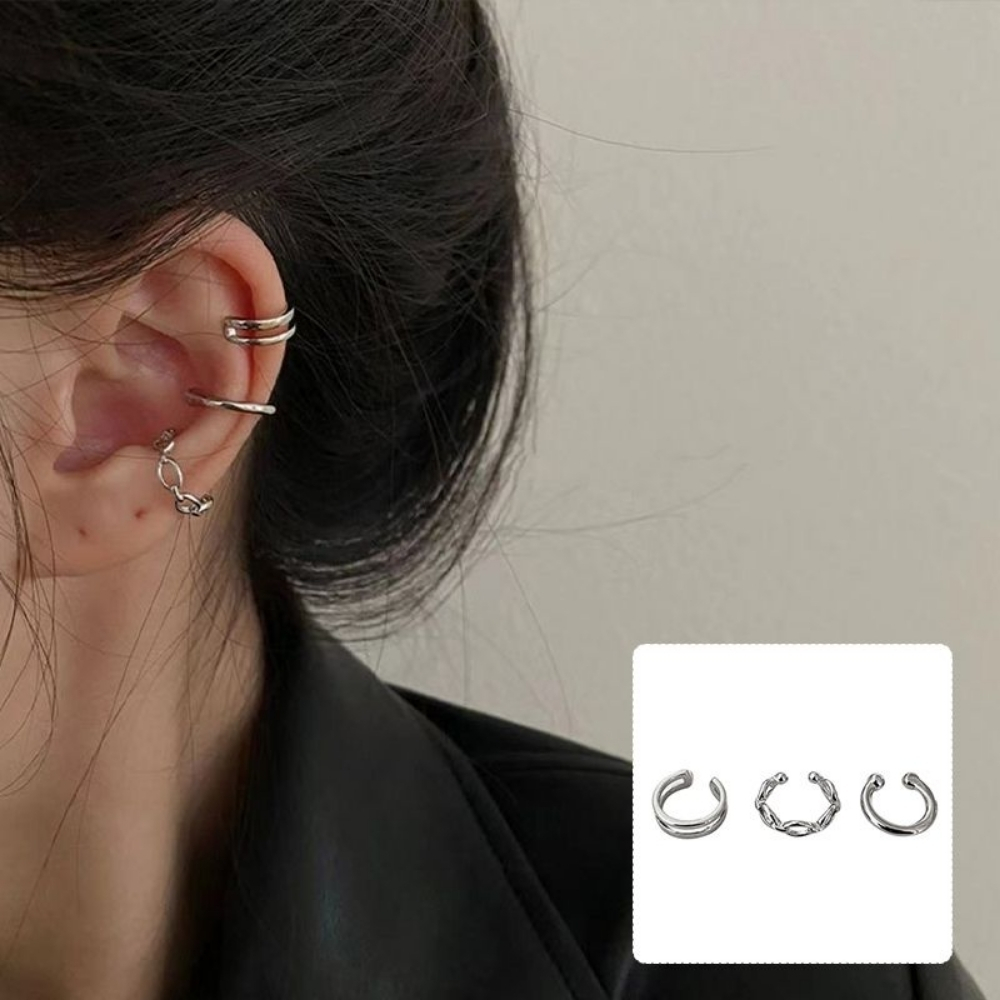 20 Mẫu bông tai kẹp không cần bấm lỗ đẹp cho nam nữ 8 Bông tai kẹp nữ 7
