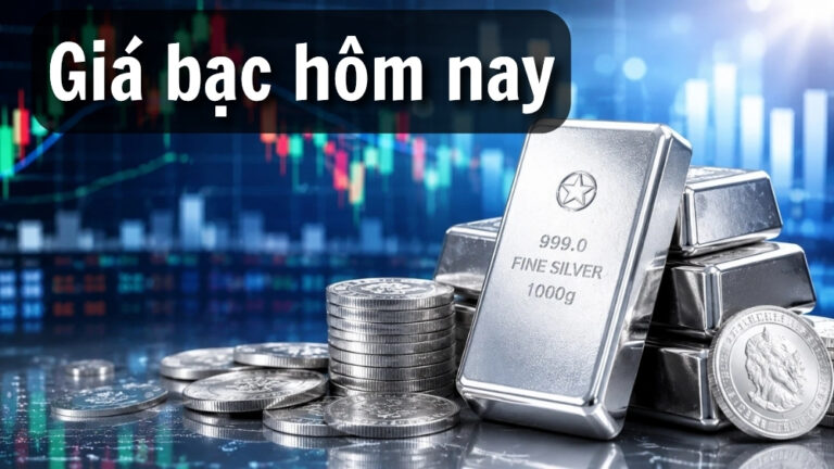 Giá bạc hôm nay: Bạc miếng, thỏi, 999, 925 Phú Quý, Ancarat, SBJ