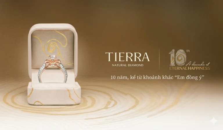 ƯU ĐÃI NGẬP TRÀN GỬI ĐẾN QUÝ KHÁCH HÀNG NHÂN DỊP KỶ NIỆM 10 NĂM TIERRA DIAMOND