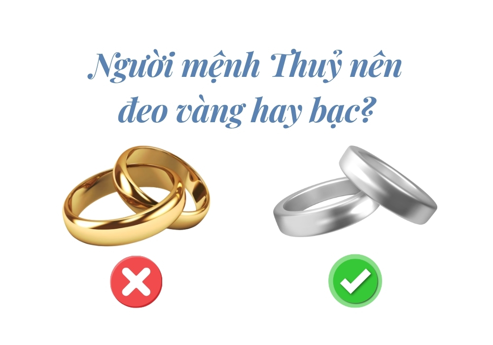 Mệnh thuỷ nên đeo trang sức gì hợp mệnh, thu hút tài lộc? 4 Mệnh thuỷ nên đeo vàng hay bạc
