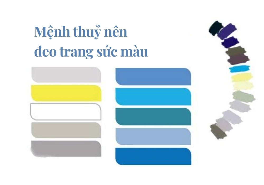 Mệnh thuỷ nên đeo trang sức gì hợp mệnh, thu hút tài lộc? 3 Người mệnh thuỷ nên đeo trang sức gì? Màu sắc hợp mệnh thuỷ