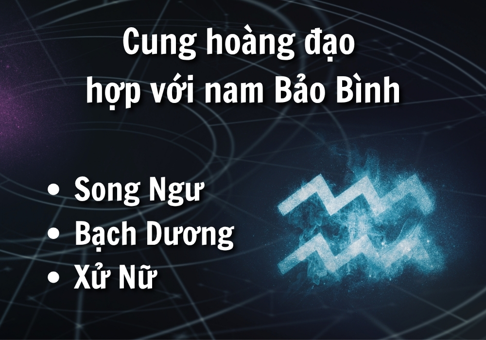 Bảo Bình hợp với cung nào (20/1-18/2), tính cách khi yêu 2 Bảo Bình nam hợp với cung nữ nào?